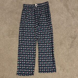 Vineyard Vines Kids' Navy and Pink Patterned santa pants